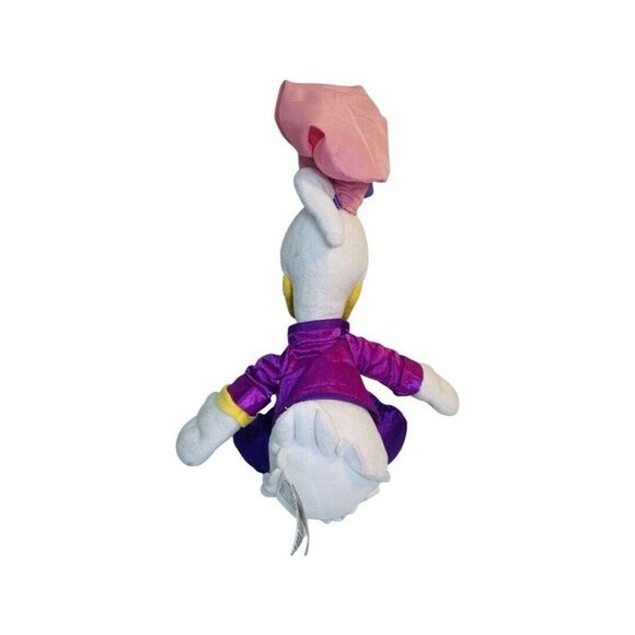 Disney Jr Daisy Duck Baker Purple Satin Chef Plush Stuffed Animal Doll 11" - Picture 6 of 7